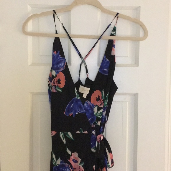 Yumi Kim Silk Maxi Wrap Dress - Picture 4 of 5